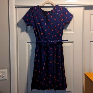 Unique Vintage Ladybug Dress